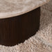 Salontafel Noel Deens ovaal | Bruin 90cm