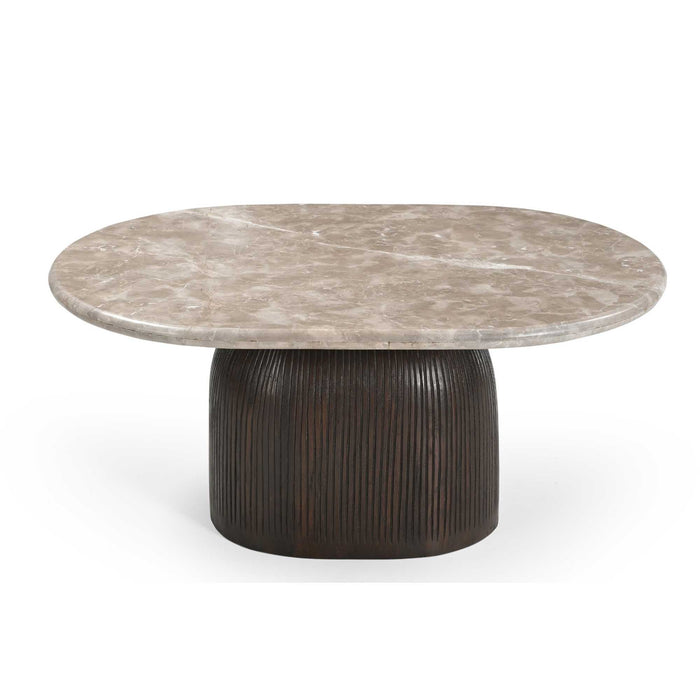 Salontafel Noel Deens ovaal | Bruin 90cm