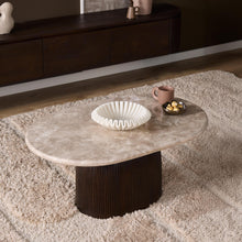Salontafel Noel Deens ovaal | Bruin 90cm