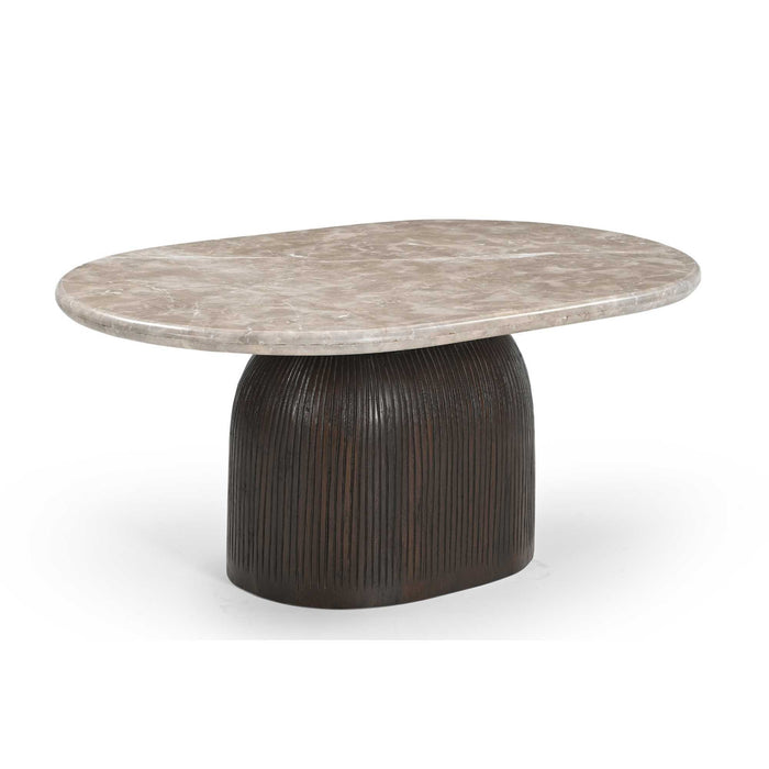 Salontafel Noel Deens ovaal | Bruin 90cm