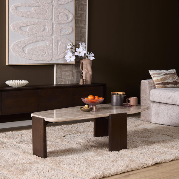 Salontafel Silva Rechthoekig | Bruin 130cm