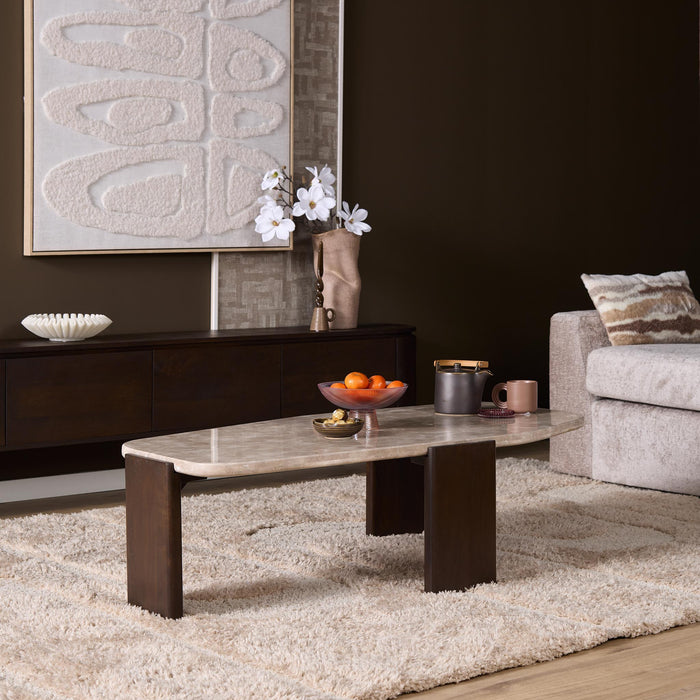 Salontafel Silva Rechthoekig | Bruin 130cm
