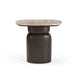 Bijzettafel Silva Deens ovaal | Bruin 56cm