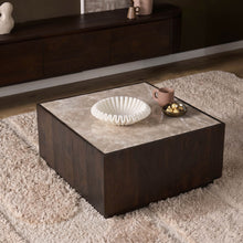 Salontafel Moos Vierkant | Bruin 80cm