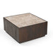 Salontafel Moos Vierkant | Bruin 80cm