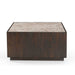 Salontafel Moos Vierkant | Bruin 80cm