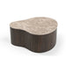 Salontafel Nomi Organisch gevormd | Bruin 84cm