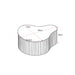 Salontafel Nomi Organisch gevormd | Bruin 84cm