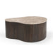 Salontafel Nomi Organisch gevormd | Bruin 84cm