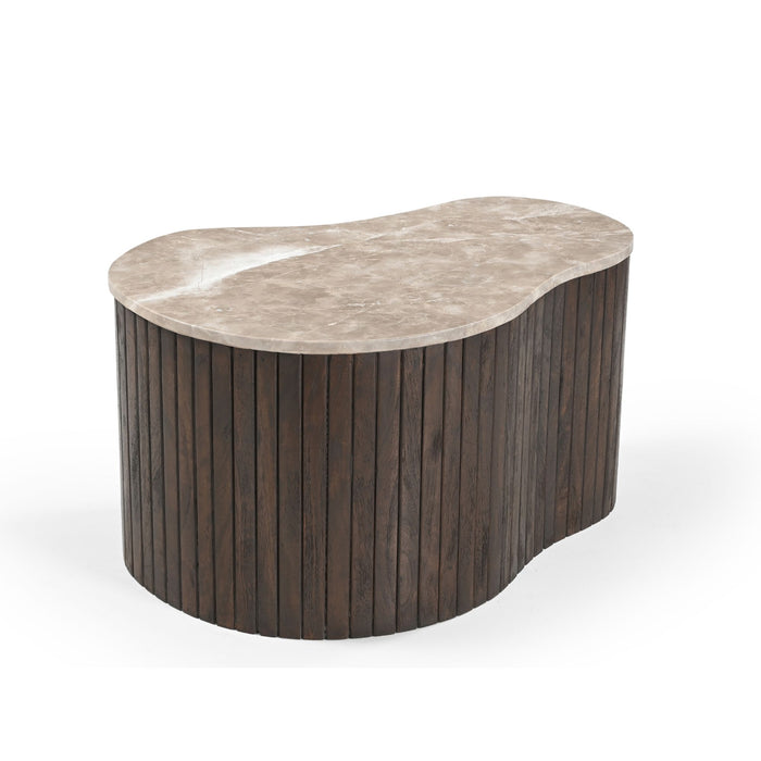 Salontafel Nomi Organisch gevormd | Bruin 70cm