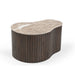 Salontafel Nomi Organisch gevormd | Bruin 70cm