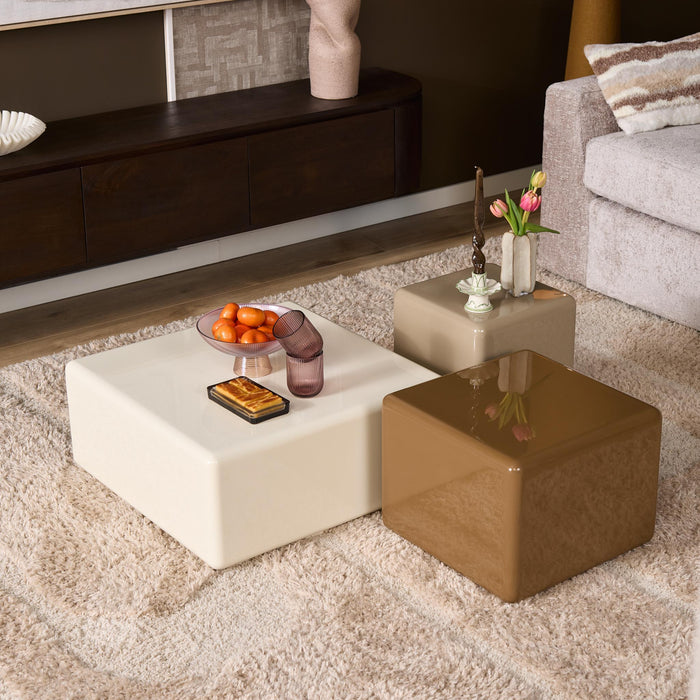 Salontafel Elias Vierkant | Wit 60cm
