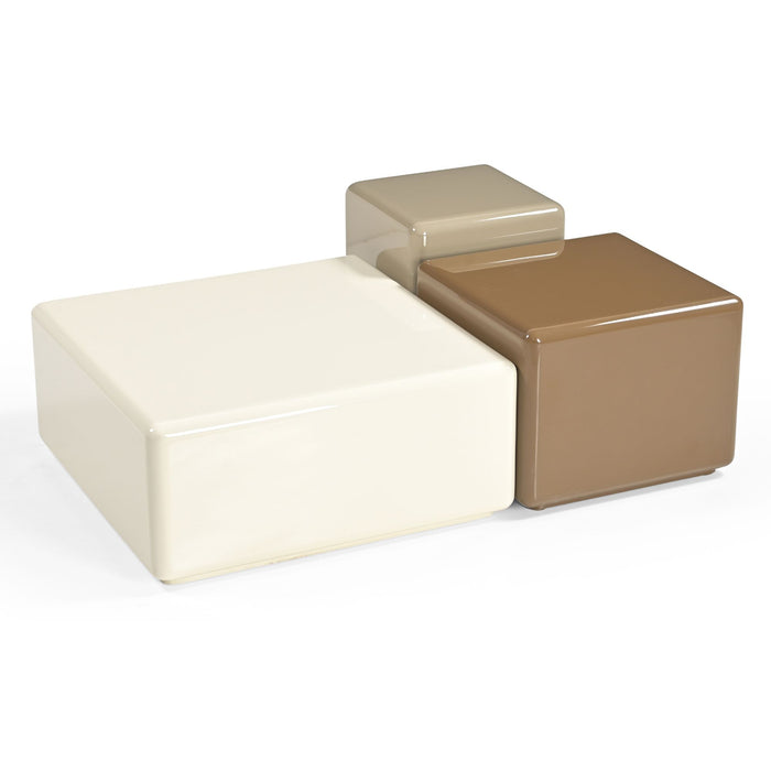 Salontafel Elias Vierkant | Beige 30cm
