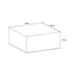 Salontafel Elias Vierkant | Wit 60cm