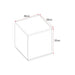 Salontafel Elias Vierkant | Beige 30cm