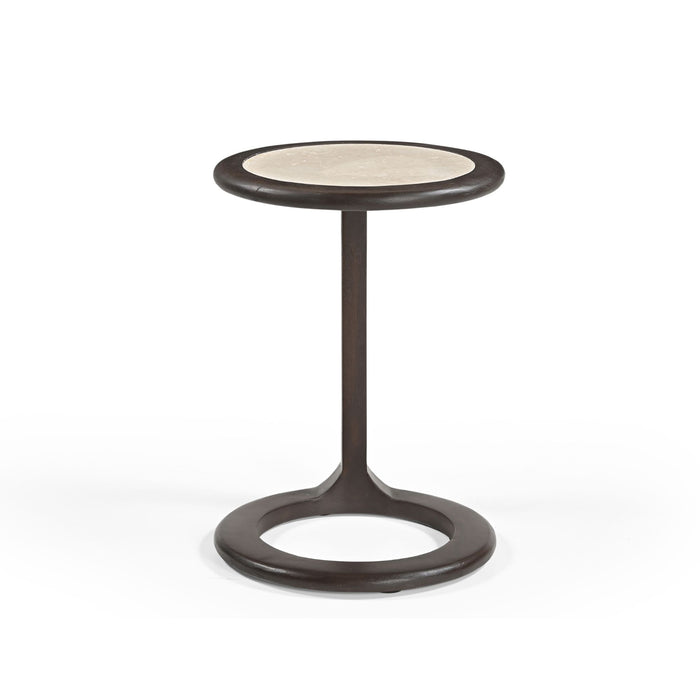 Bijzettafel Vinn Rond | Bruin 55cm