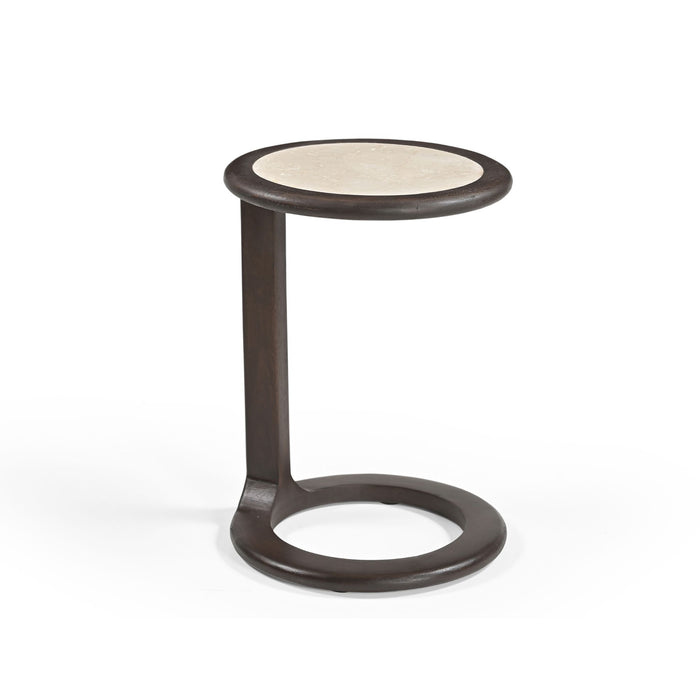 Bijzettafel Vinn Rond | Bruin 45cm