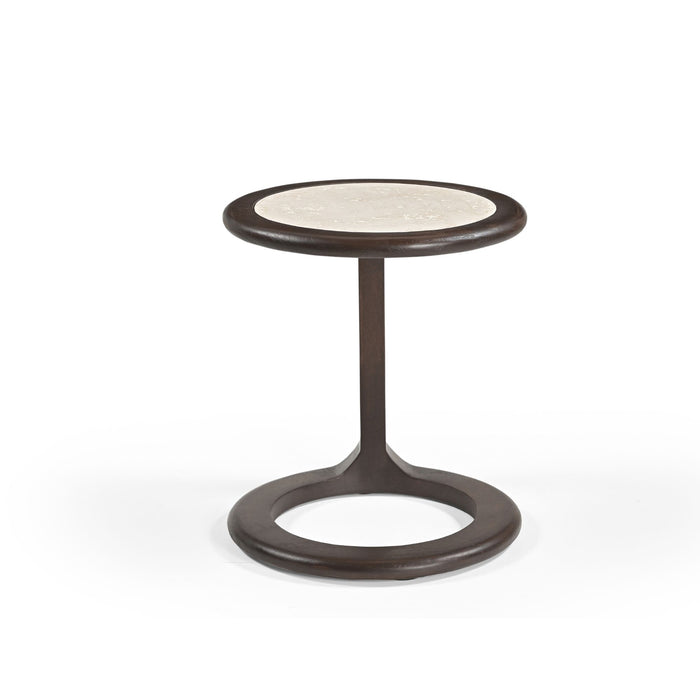 Bijzettafel Vinn Rond | Bruin 45cm