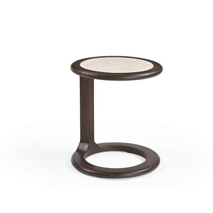 Bijzettafel Vinn Rond | Bruin 45cm