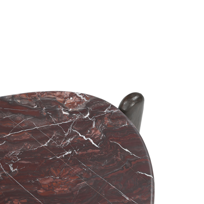 Bijzettafel Alva Marmer | Rood 66cm