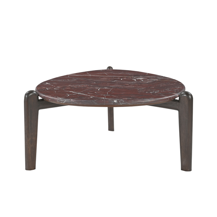 Bijzettafel Alva Marmer | Rood 66cm
