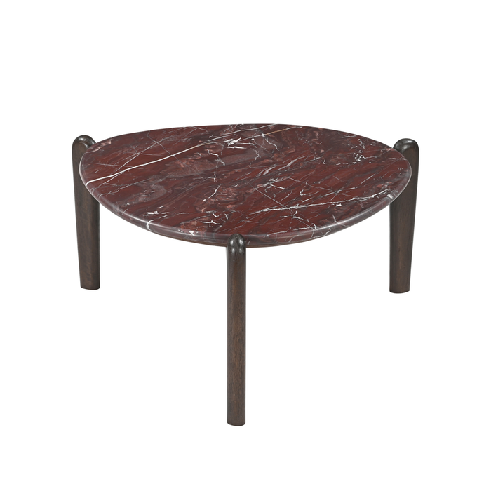 Bijzettafel Alva Marmer | Rood 66cm