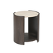 Bijzettafel Runde Rune Rond | Bruin 45cm