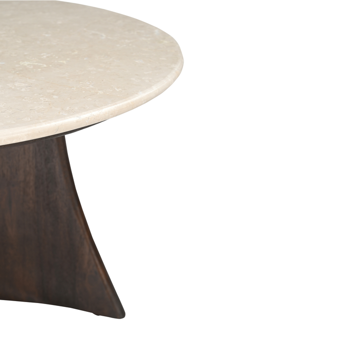 Salontafel Milo Rond | Bruin 80cm