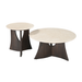 Salontafel Milo Rond | Bruin 80cm