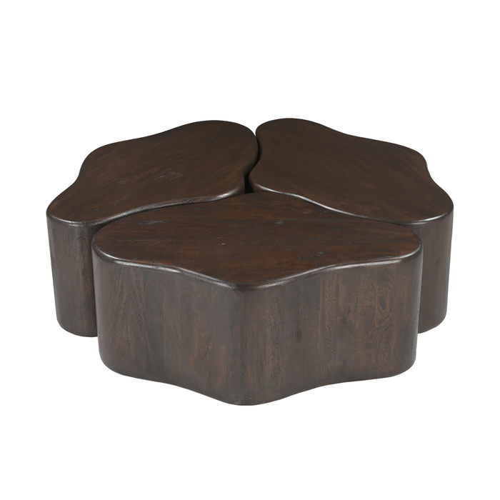Salontafel Elara Organisch gevormd | Bruin 115cm