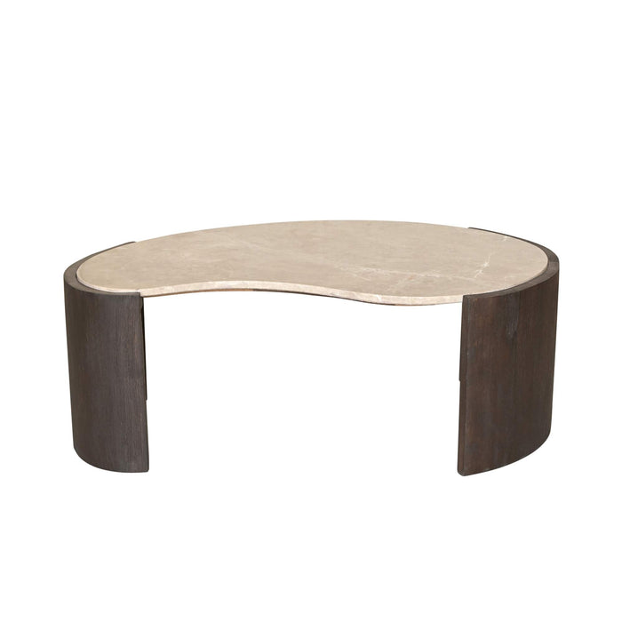 Salontafel Luma Marmer Organisch gevormd | Naturel 94cm