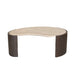 Salontafel Luma Marmer Organisch gevormd | Naturel 94cm