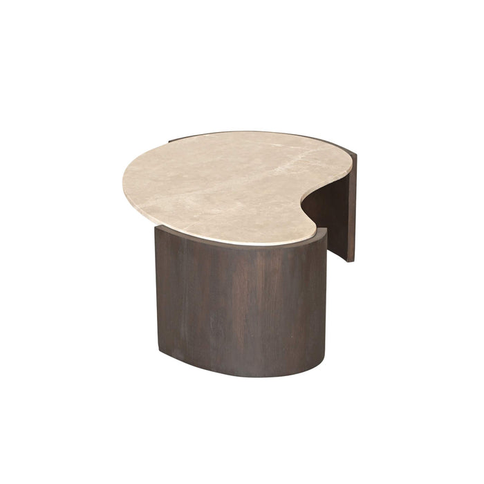 Salontafel Luma Marmer Organisch gevormd | Naturel 94cm