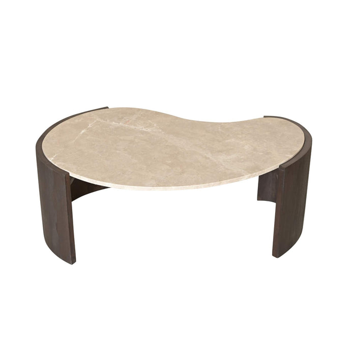 Salontafel Luma Marmer Organisch gevormd | Naturel 94cm