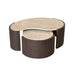 Salontafel Luma Marmer Organisch gevormd | Naturel 94cm