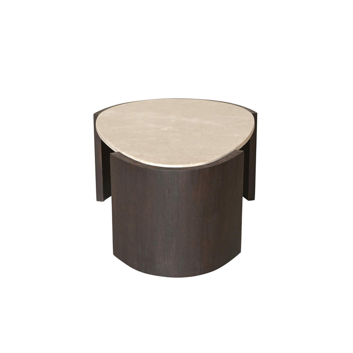 Bijzettafel Lume Organisch gevormd 71cm