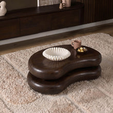 Salontafel Mads Organisch Uitschuifbaar | Bruin 99cm