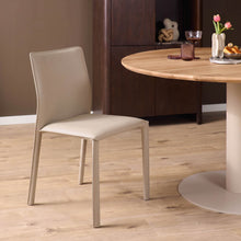 Eetkamerstoel Evi - Leer Beige