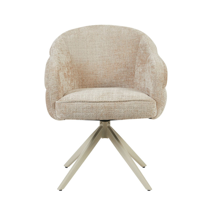 Eetkamerstoel Bella - Beige | Poot Sand