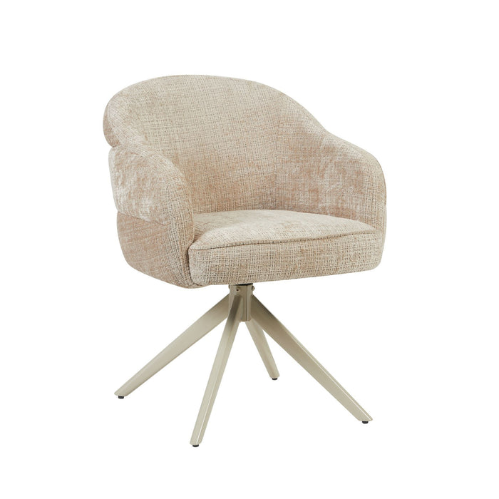 Eetkamerstoel Bella - Beige | Poot Sand