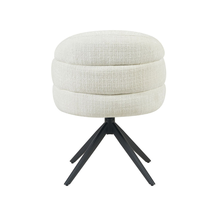 Eetkamerstoel Bella - Off White | Poot Black