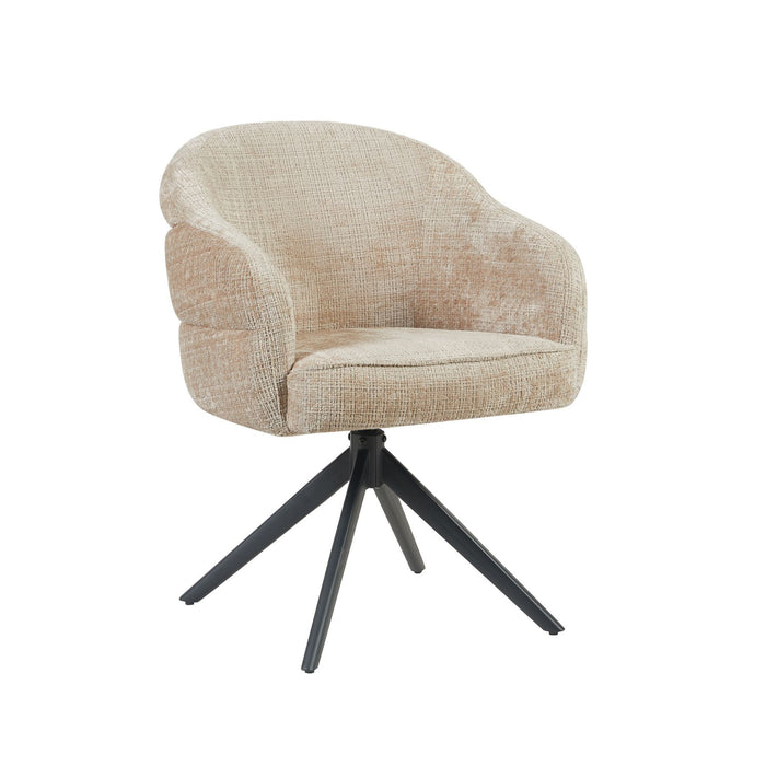 Eetkamerstoel Bella - Beige | Poot Black