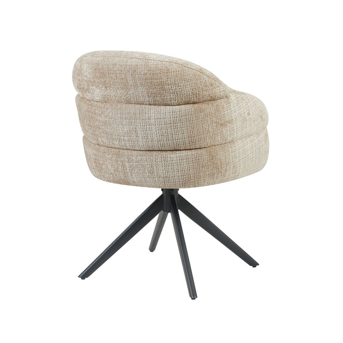 Eetkamerstoel Bella - Beige | Poot Black