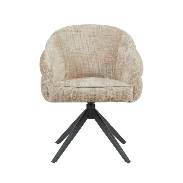 Eetkamerstoel Bella - Beige | Poot Black