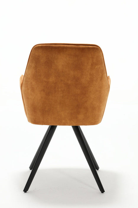 Eetkamerstoel Nova - Velvet Bruin