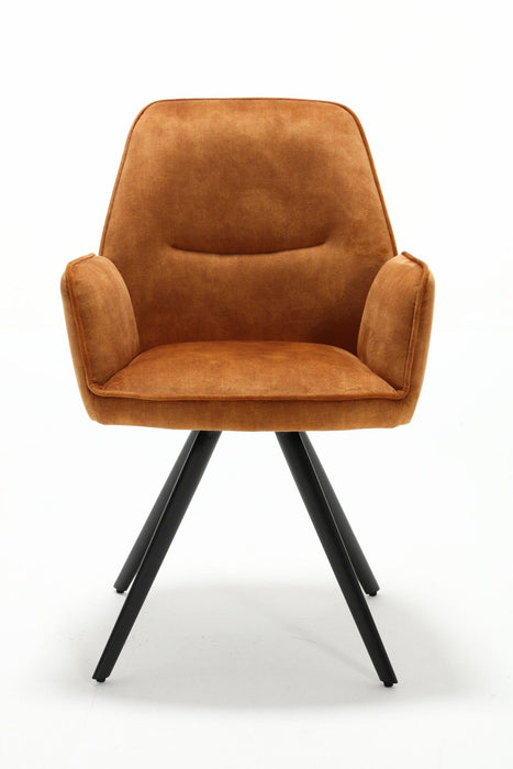 Eetkamerstoel Nova - Velvet Bruin