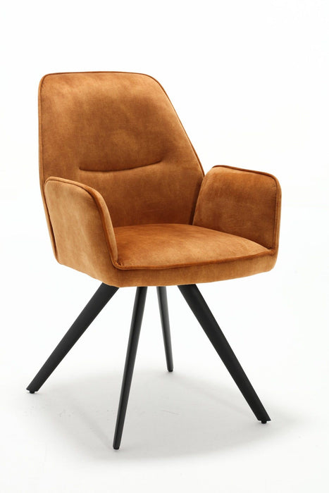 Eetkamerstoel Nova - Velvet Bruin