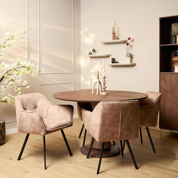 Eetkamerstoel Emma - Velvet Taupe