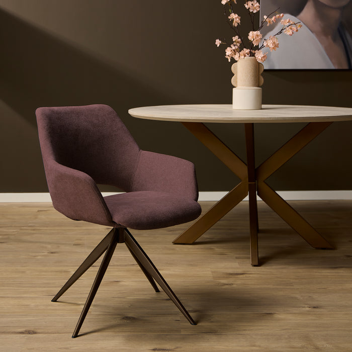 Eetkamerstoel Daisy | Paars