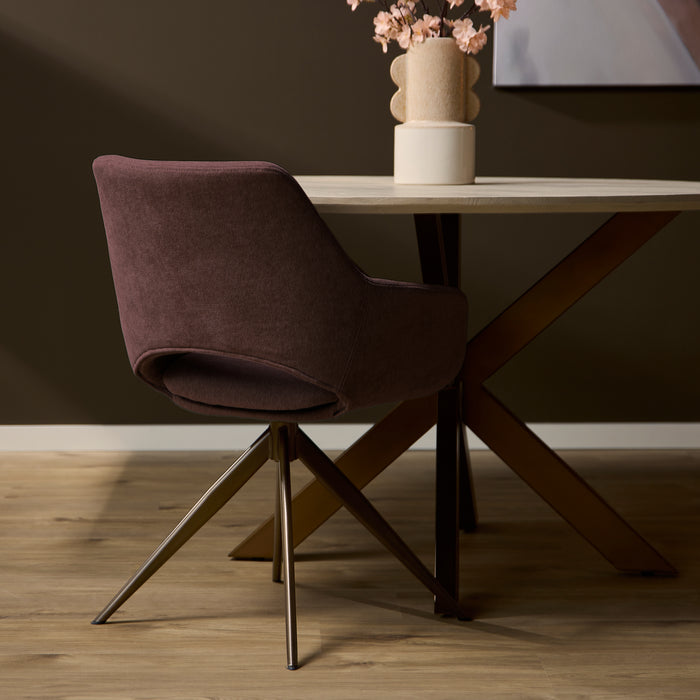 Eetkamerstoel Daisy | Paars